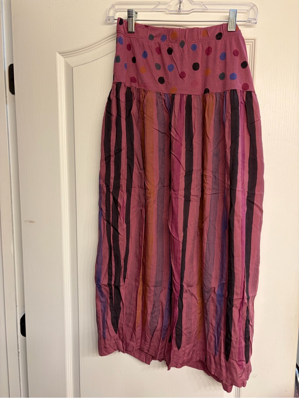 Gudrun Sjoden mauve Multi-Color Maxi Skirt